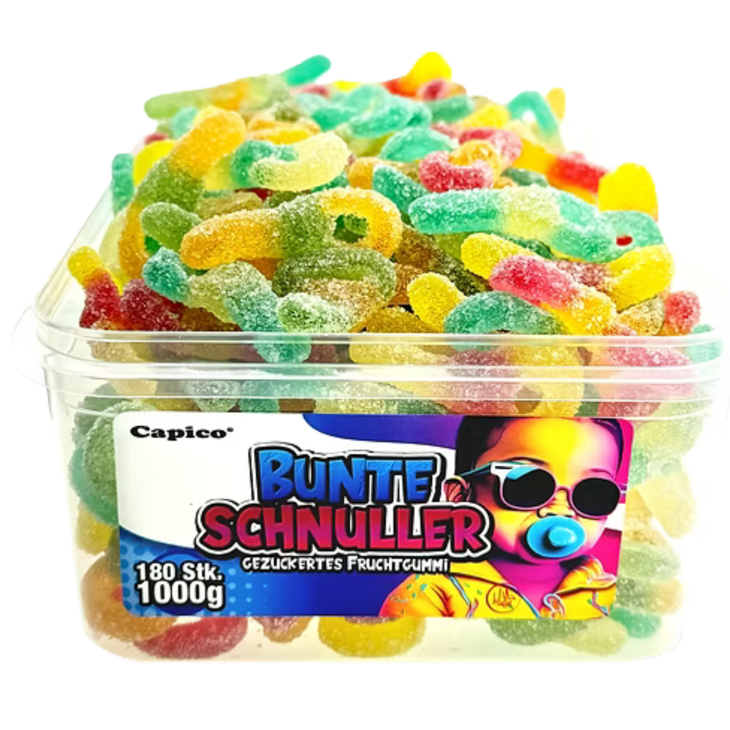 Capico bunte Schnuller sauer 100g 🍼💥 HALAL
