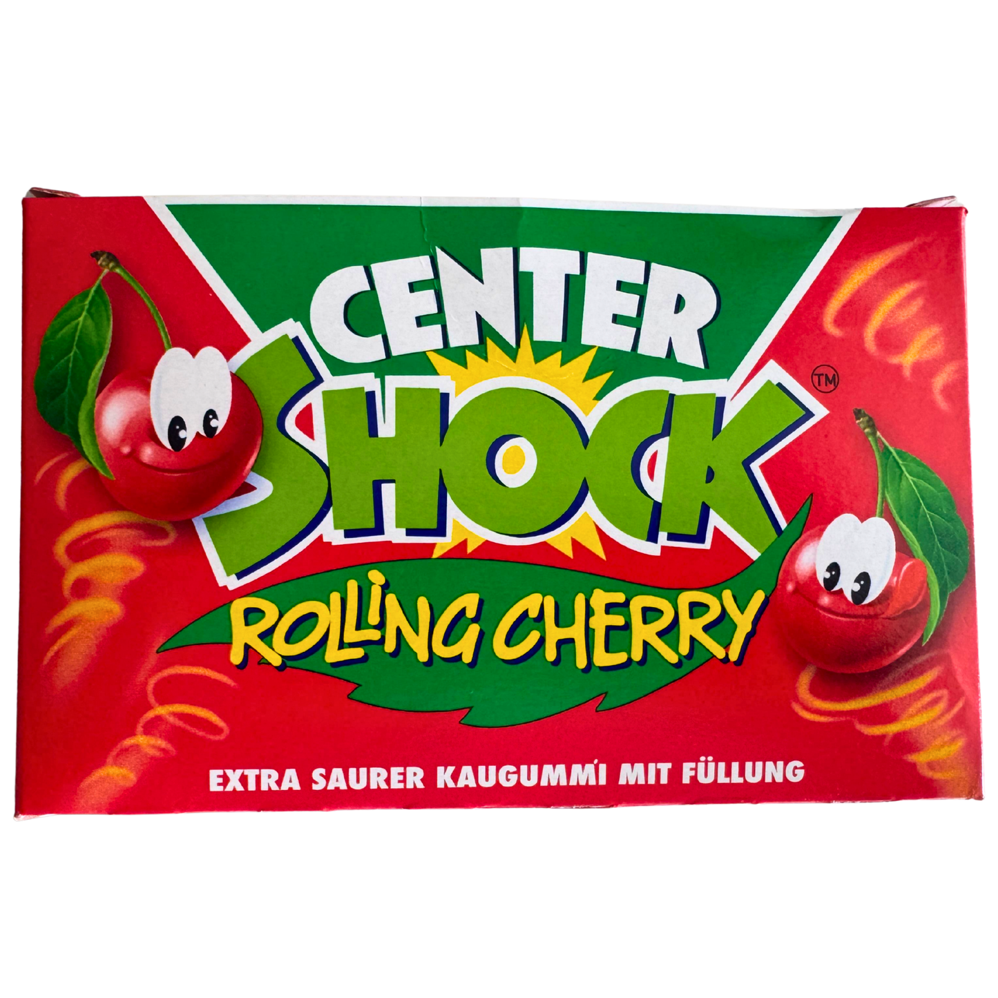 Center Shock Rolling Cherry extra Sauer mit Füllung 🍒💥 VEGAN