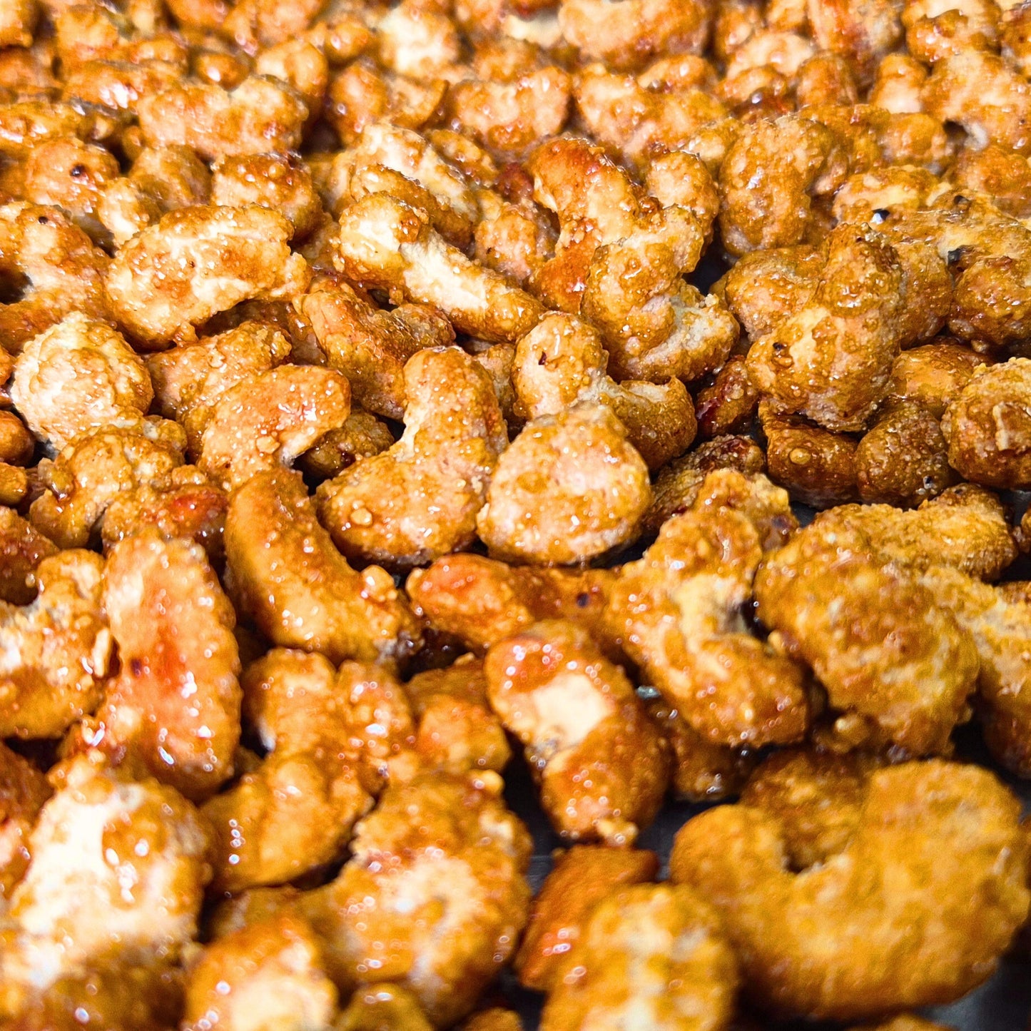 Frisch gebrannte Cashewkerne 100g