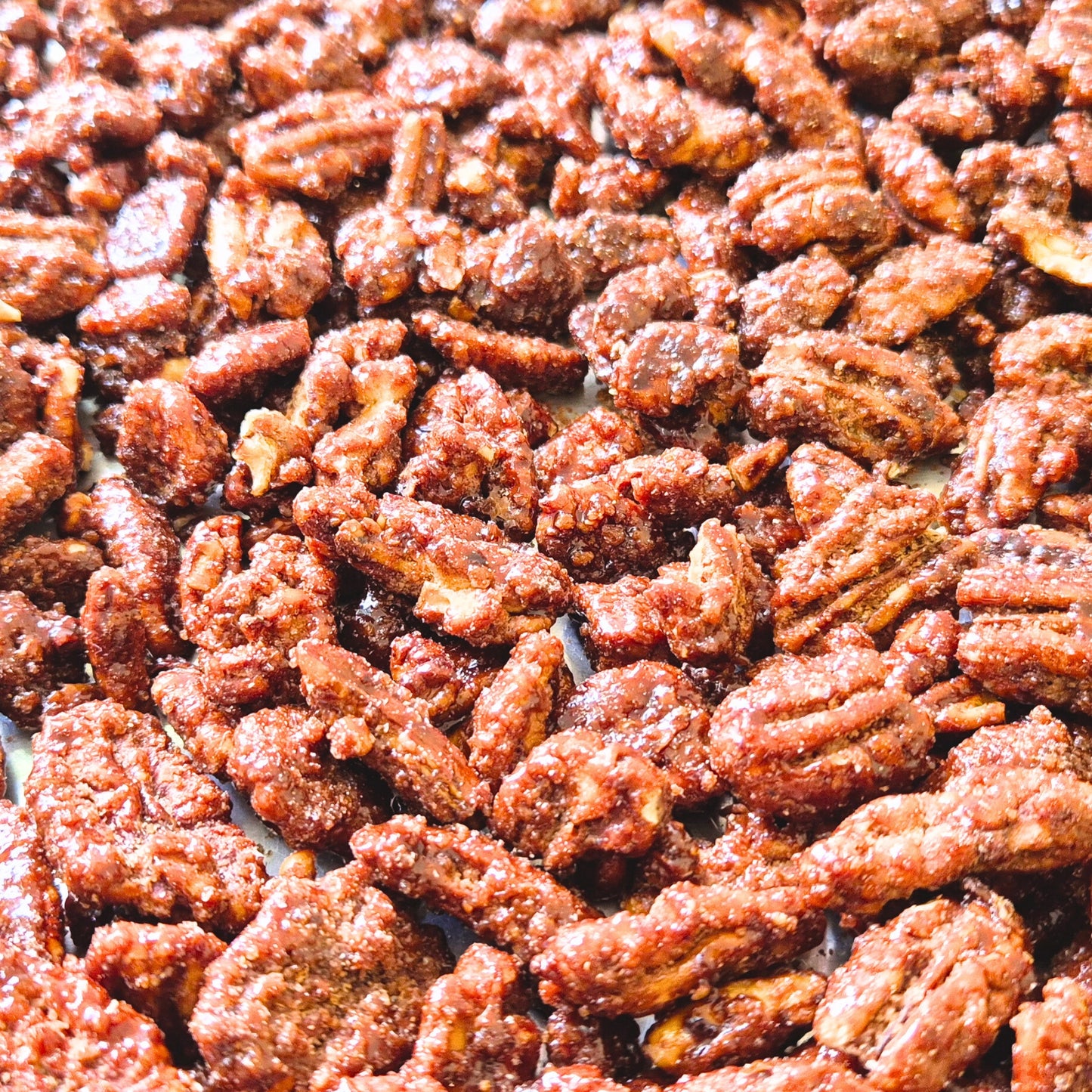 Frisch gebrannte Pekankerne 100g