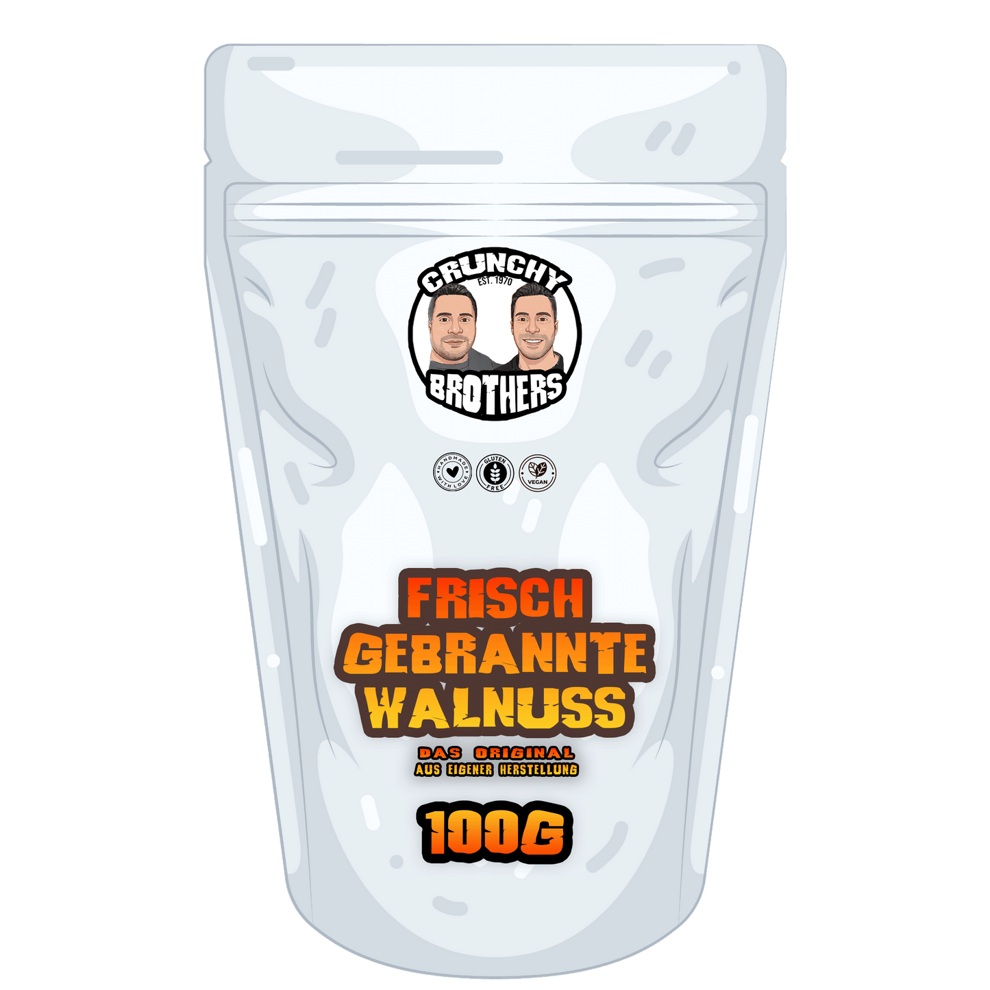 Frisch gebrannte Walnüsse 100g