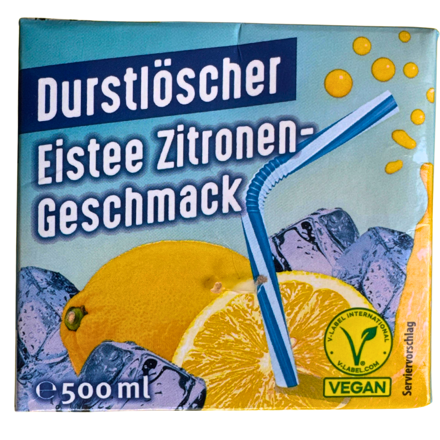 Durstlöscher Eistee Zitronen-Geschmack 🍋⭐ VEGAN