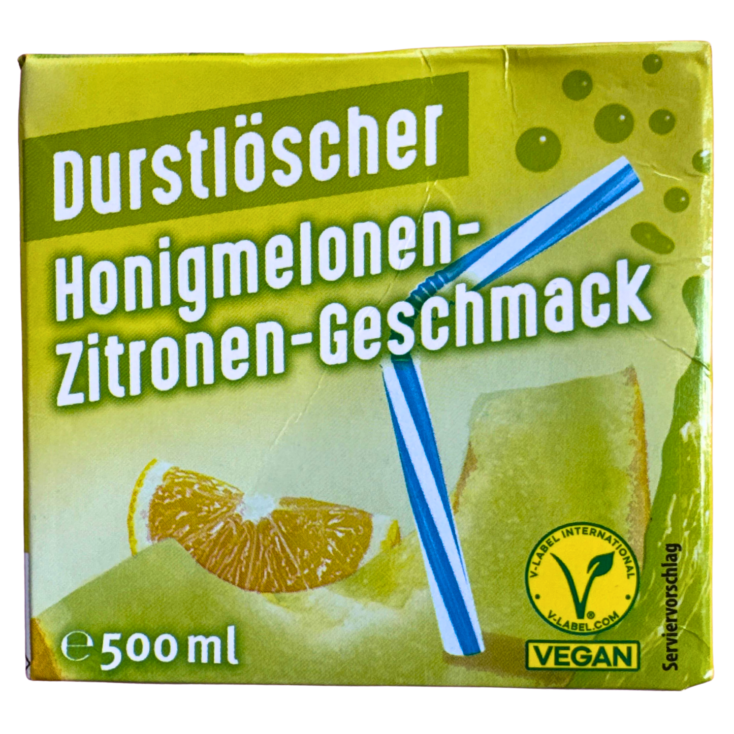 Durstlöscher Honigmelone-Zitronen-Geschmack 🍈🌱 VEGAN