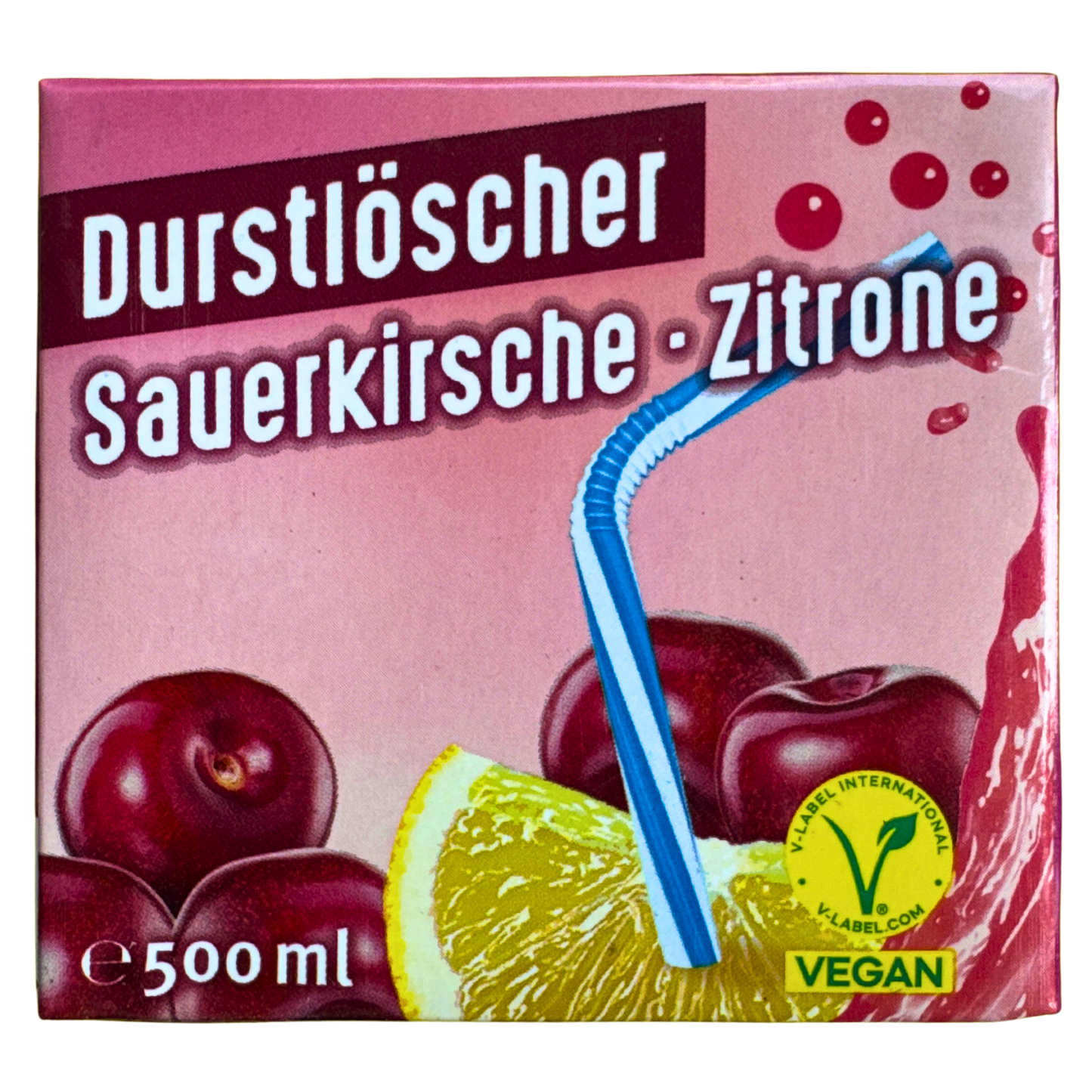 Durstlöscher Sauerkirsche-Zitrone 🍒⭐ VEGAN