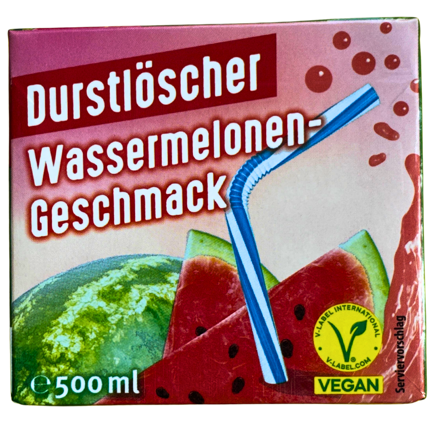 Durstlöscher Wassermelonen-Geschmack 🍉 VEGAN