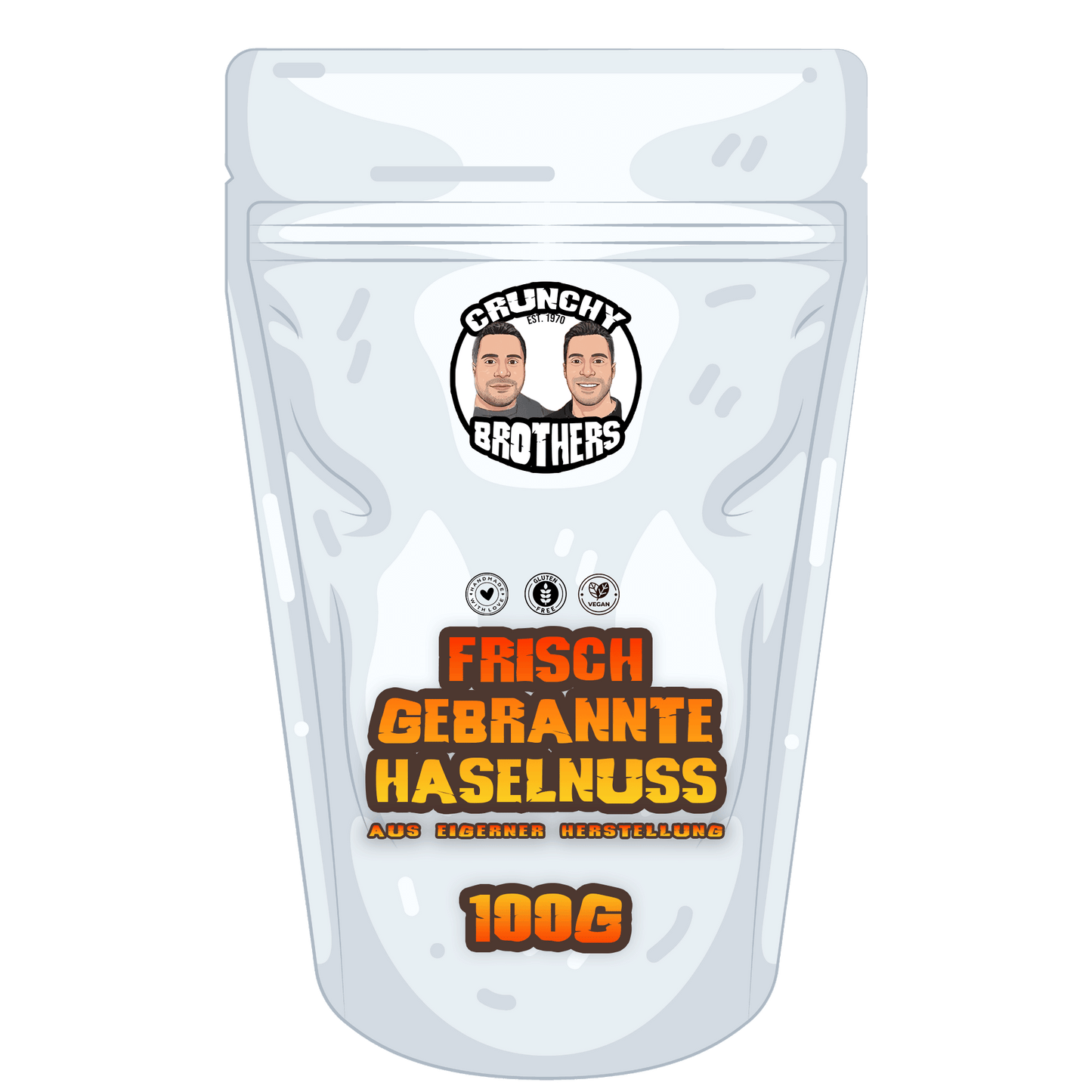 Frisch gebrannte Haselnüsse 100g