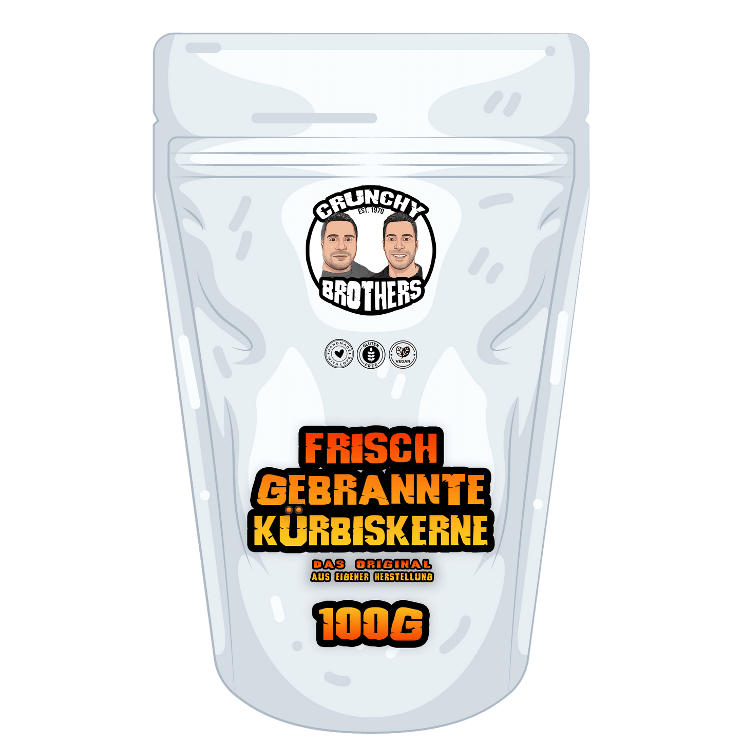 Frisch gebrannte Kürbiskerne 100g