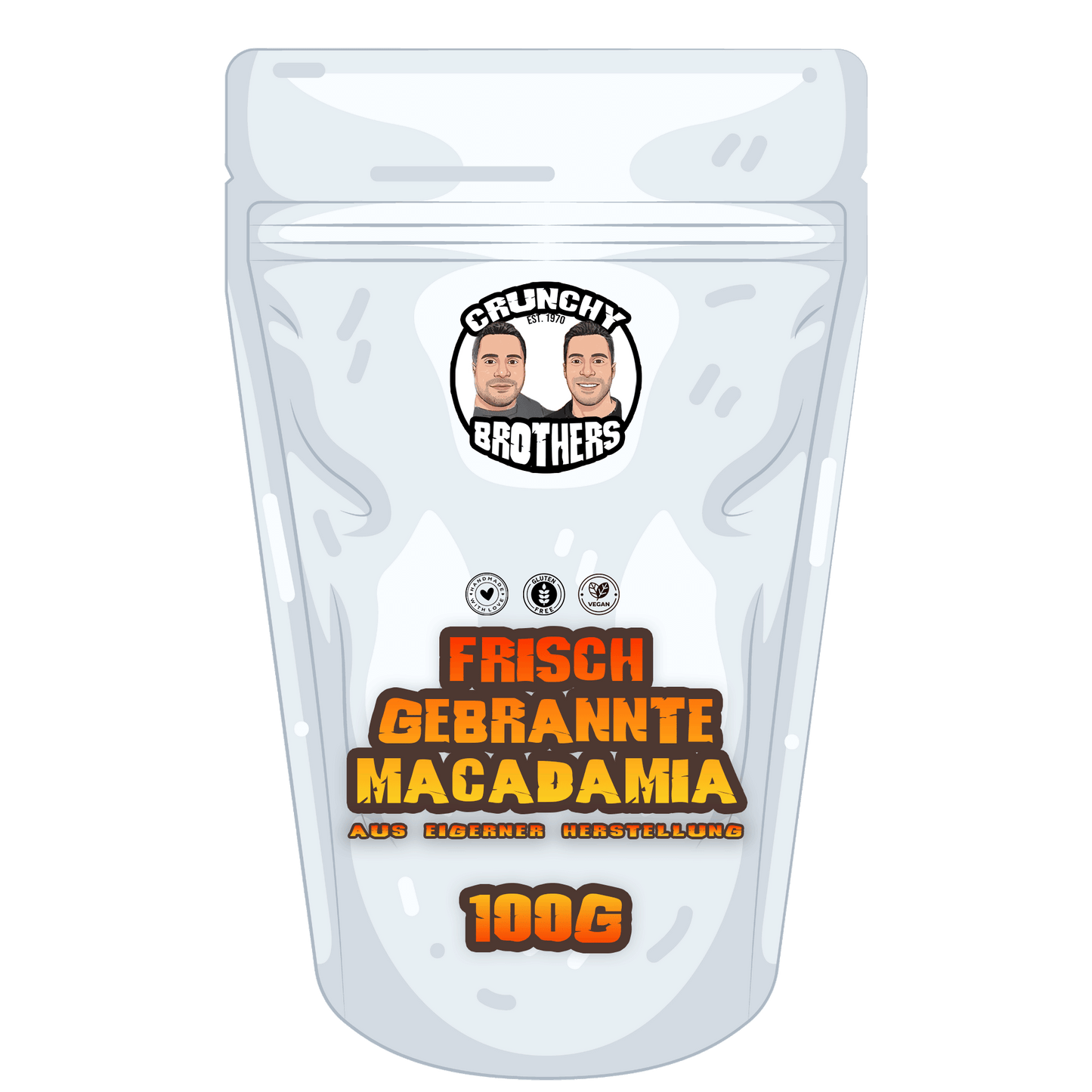 Frisch gebrannte Macadamia 100g