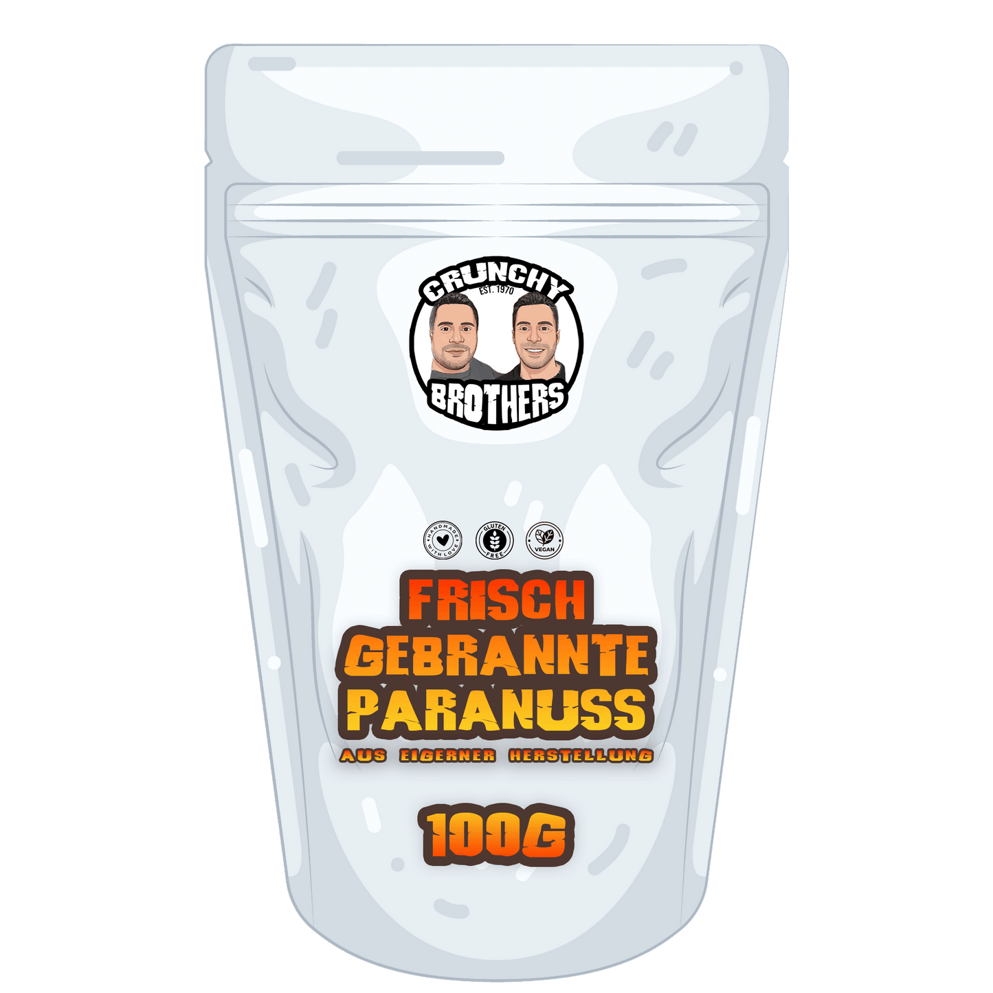 Frisch gebrannte Paranüsse 100g