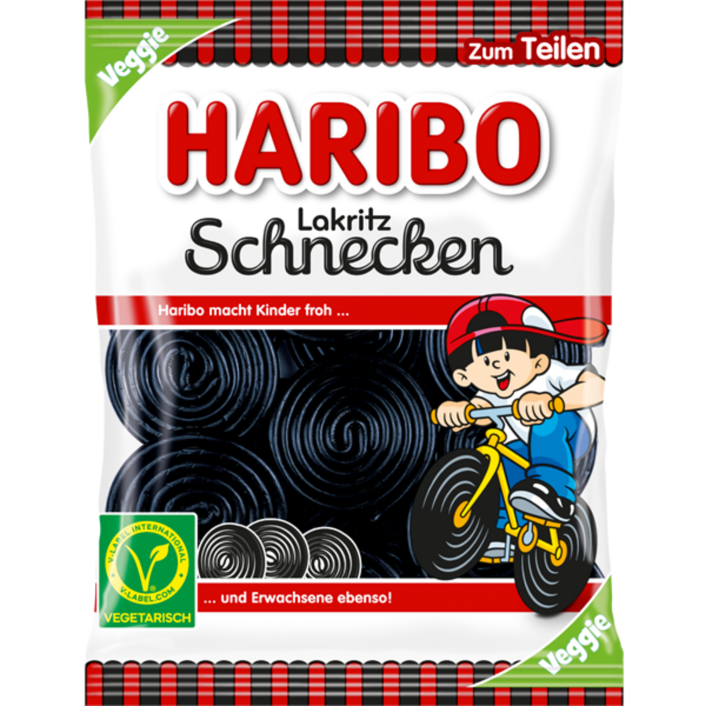 HARIBO Lakritz Schnecken 🖤 100g VEGETARISCH