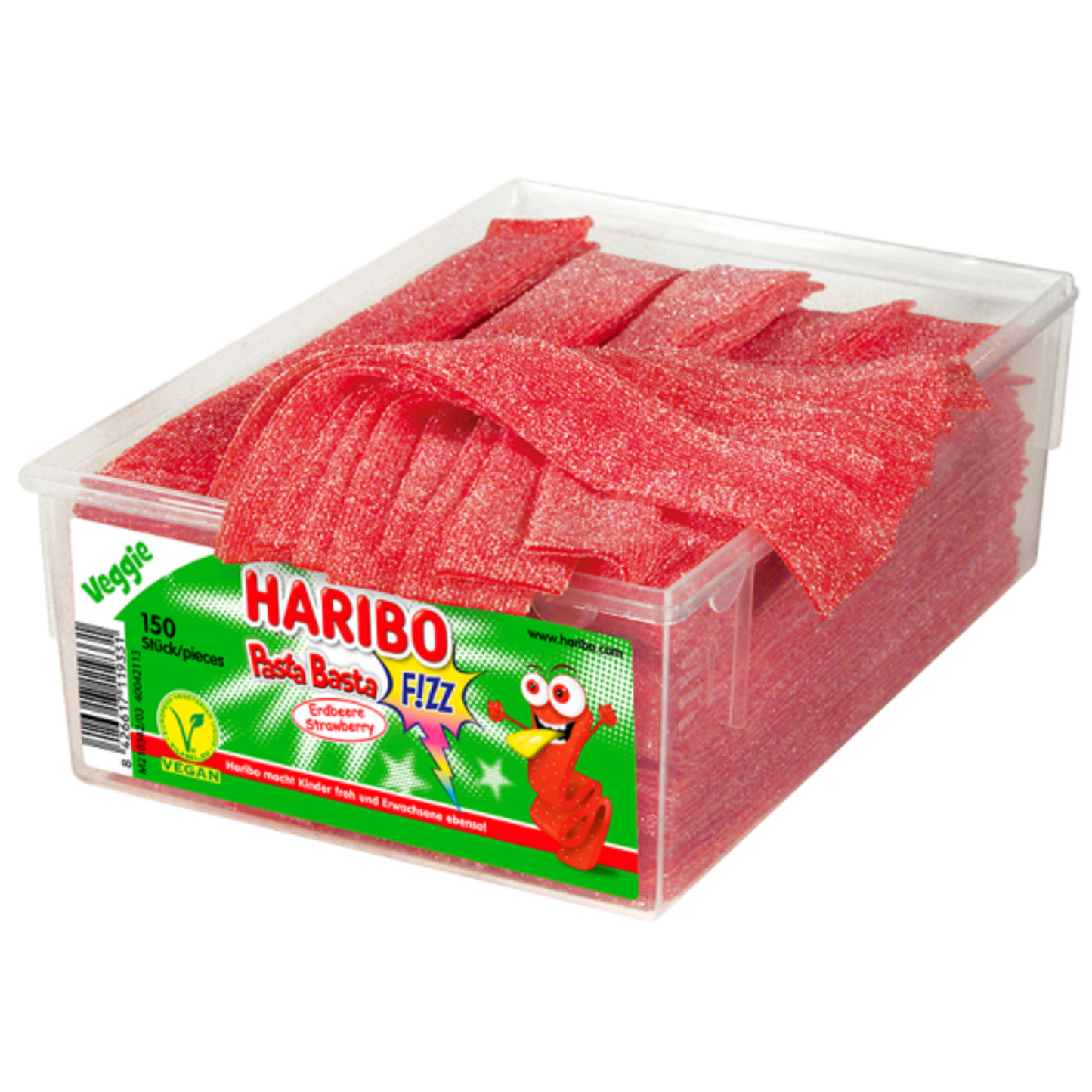 HARIBO Pasta Basta Erdbeere Fizz 🍓 100g VEGAN