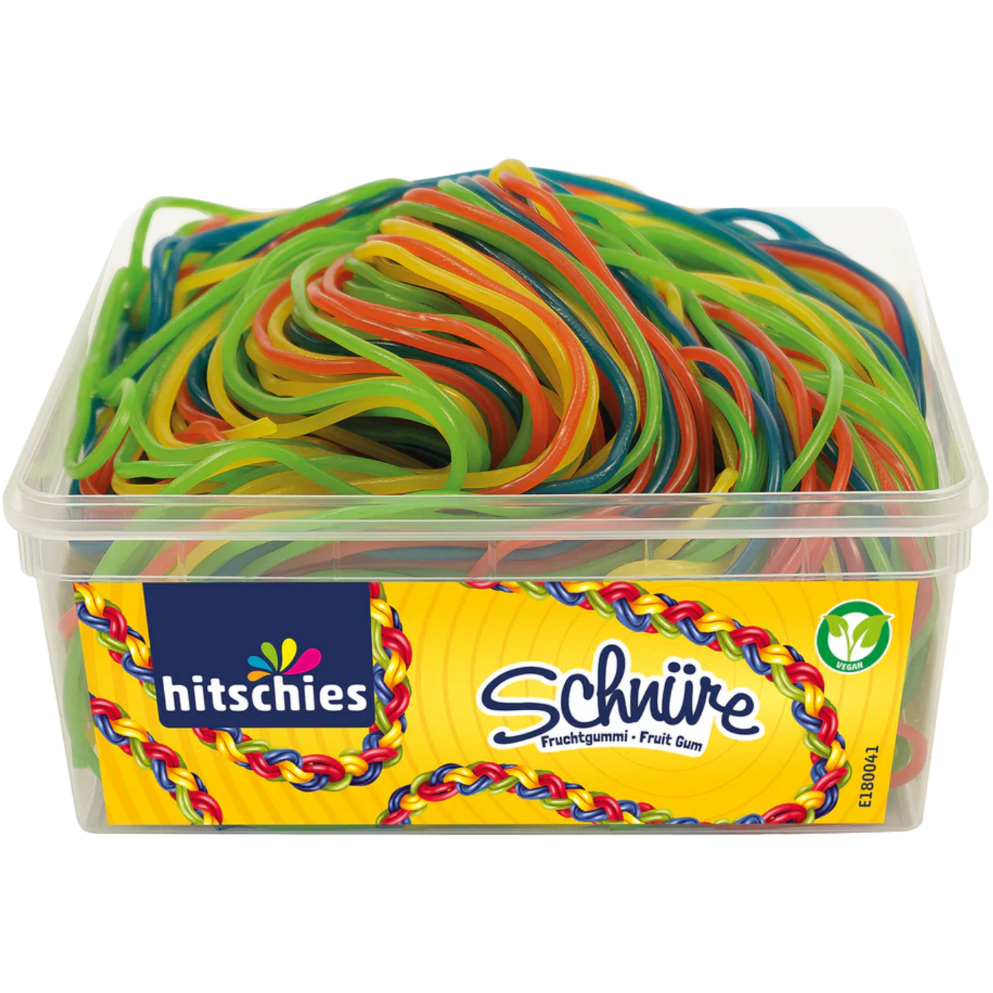 Hitschies Schnüre Mix 🍓🫐🍍🍏 100g VEGAN
