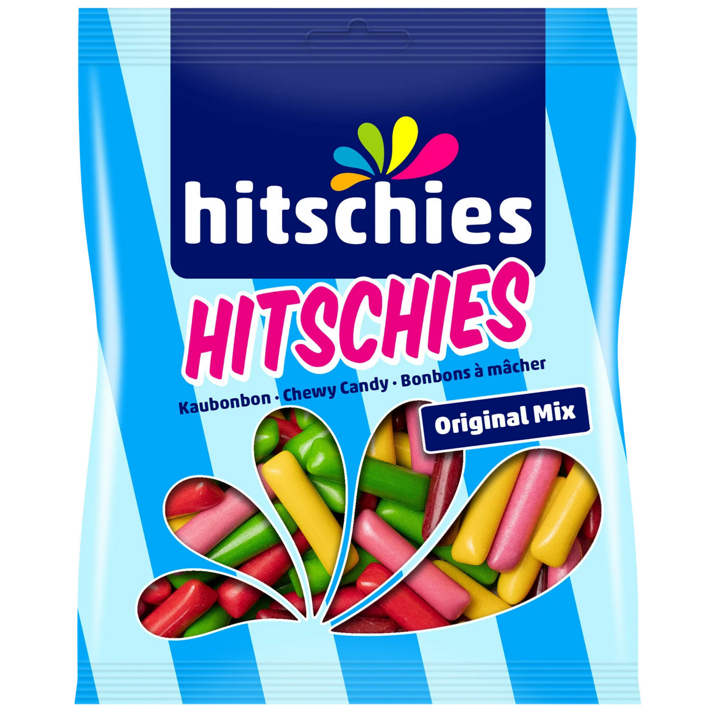 Hitschies Original Kaubonbon Mix 🍓🍒🍏🍋 100g