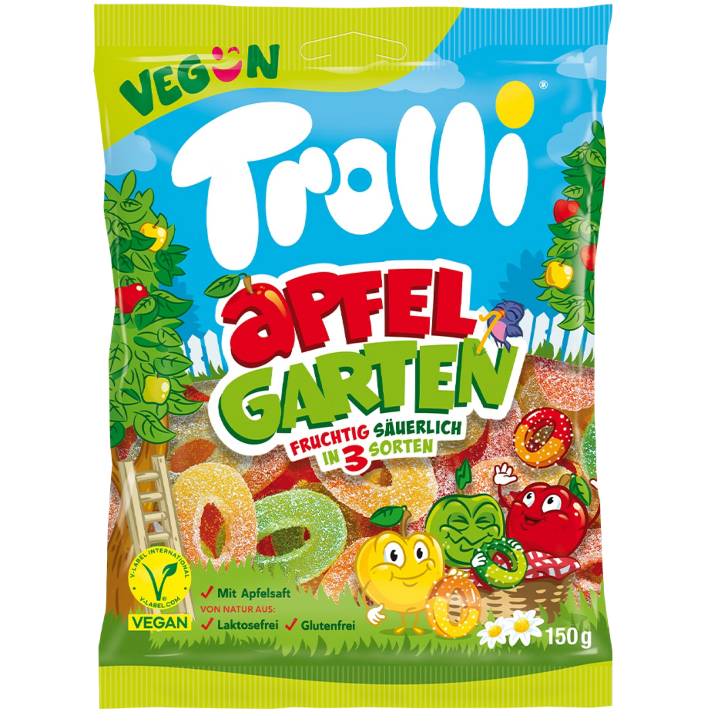Trolli Apfelgarten 🍏🌳 100g VEGAN