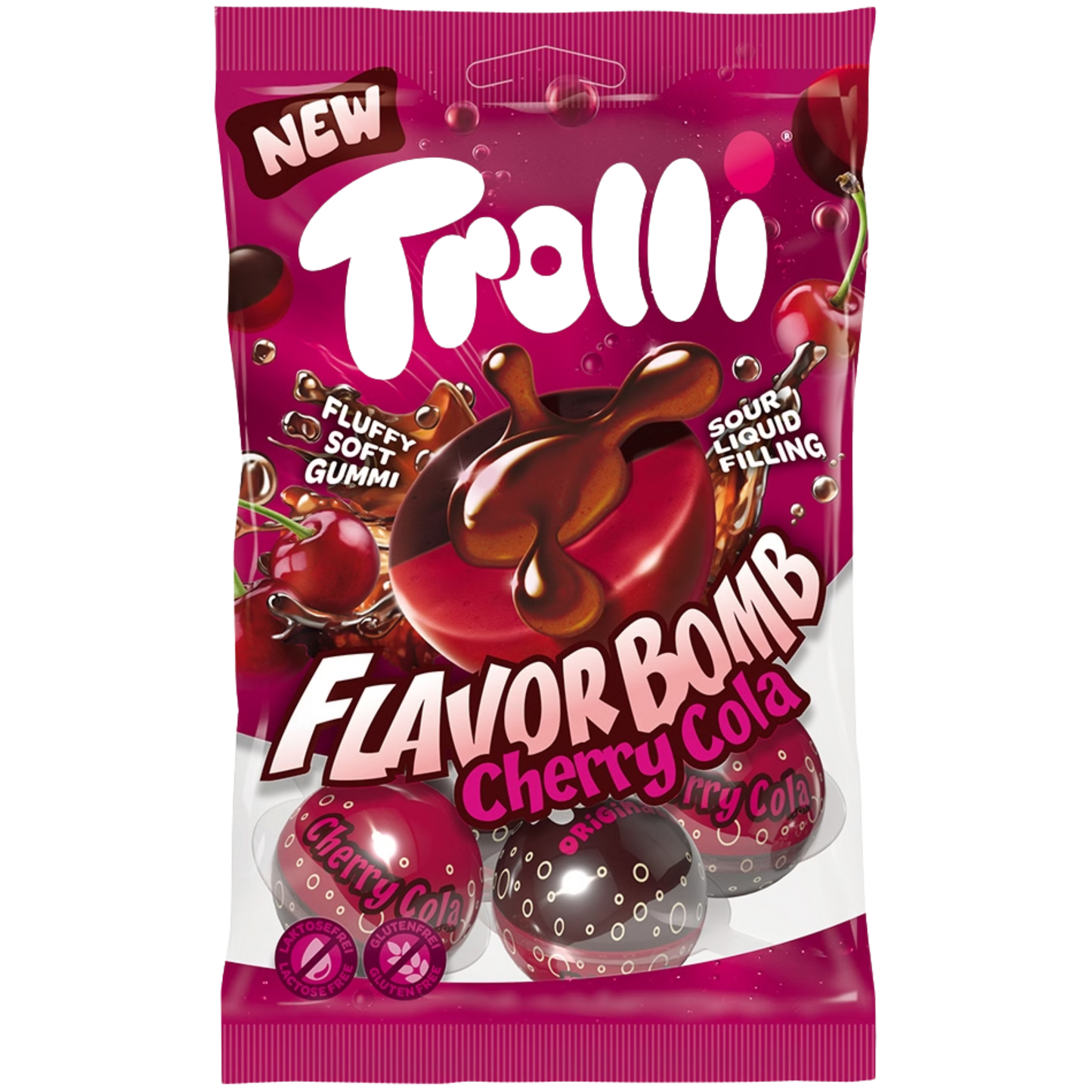 Trolli Flavor Bomb Cherry Cola 1 Stk. 🍒💧🥤