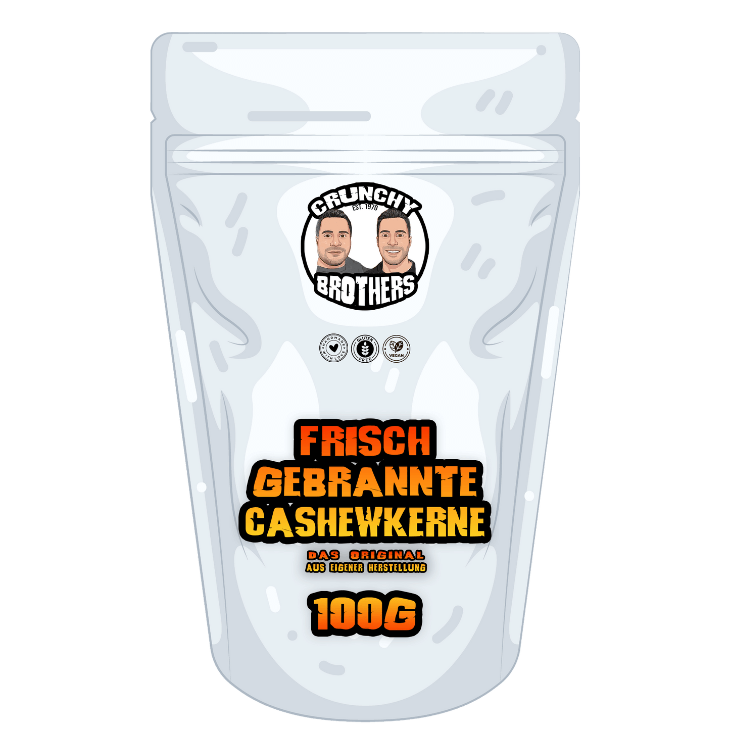 Frisch gebrannte Cashewkerne 100g