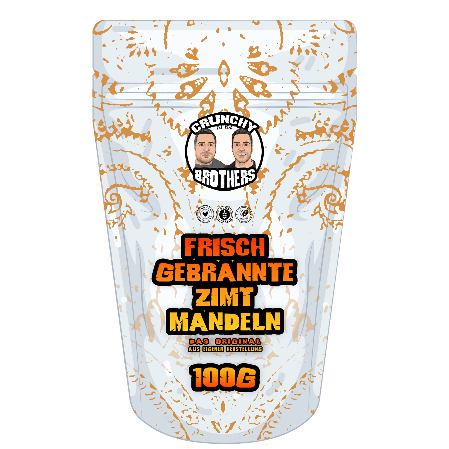 Frisch gebrannte Zimt Mandeln 100g/200g