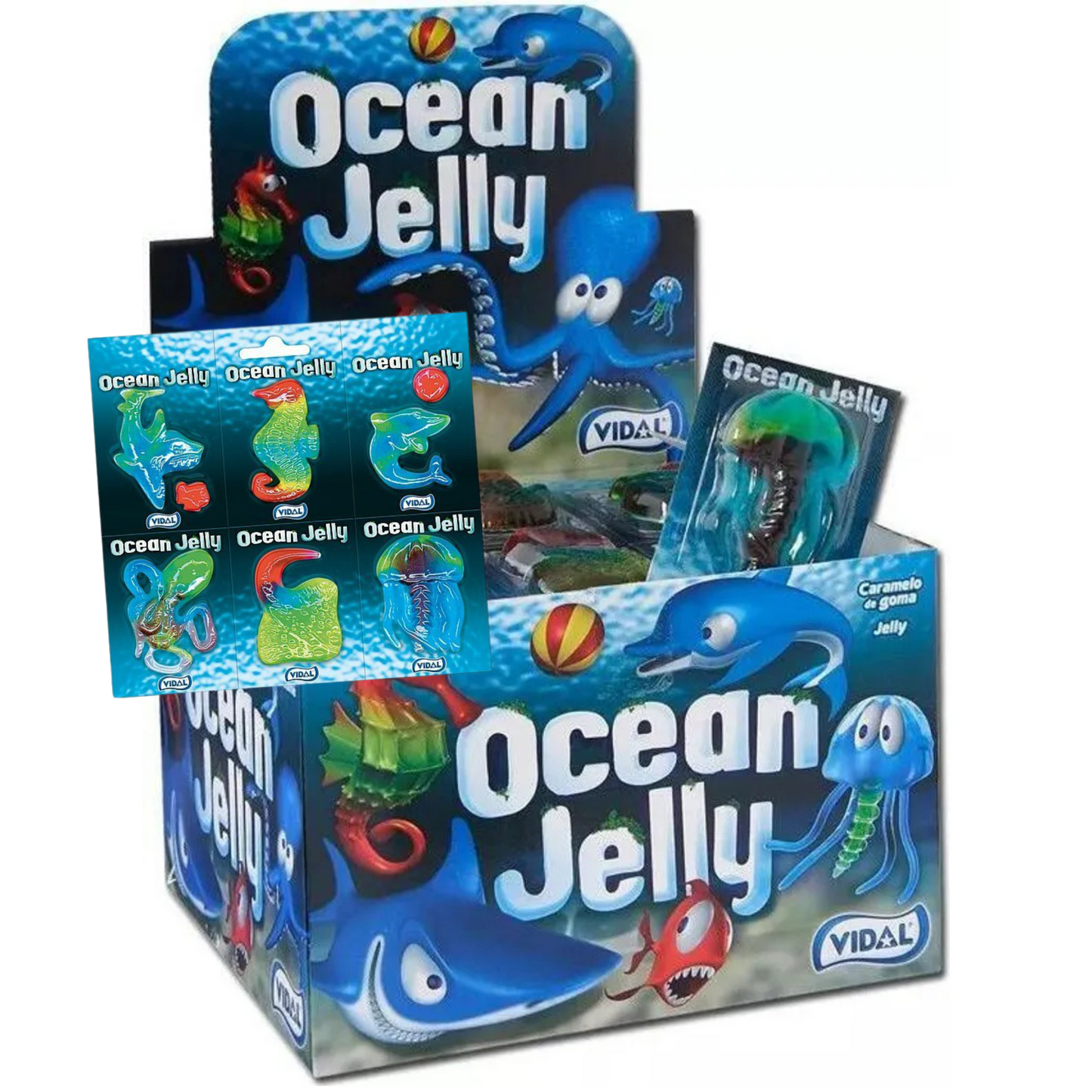 Vidal Ocean Jelly Fruchtgummi 🌊🐬 6x11g