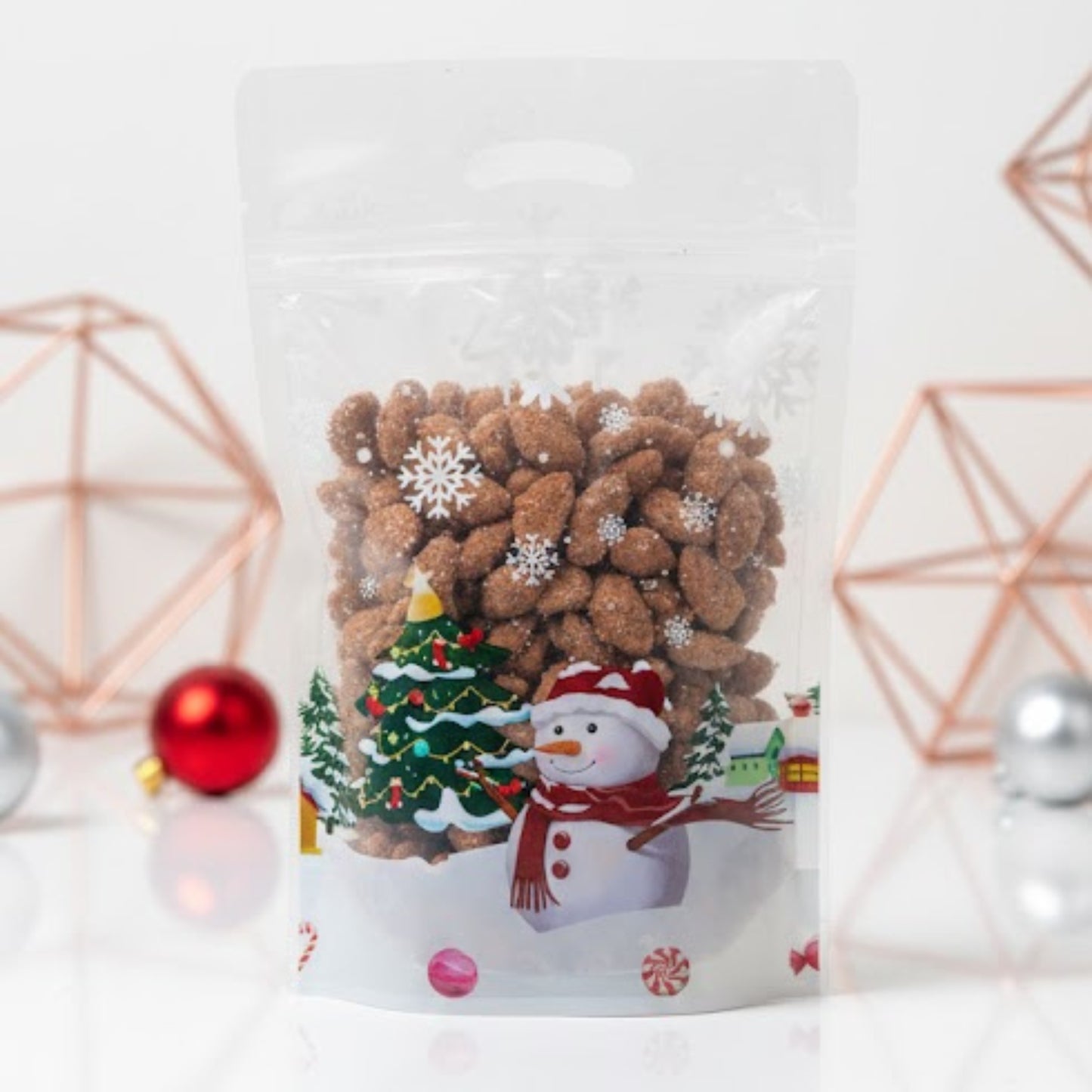 Gebrannte Mandeln im festlichen Standbodenbeutel 300g