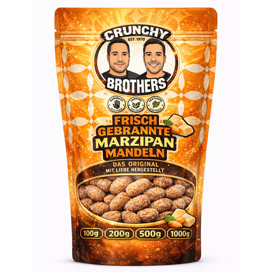 Frisch gebrannte Marzipan Mandeln 100g│200g│500g│1000g