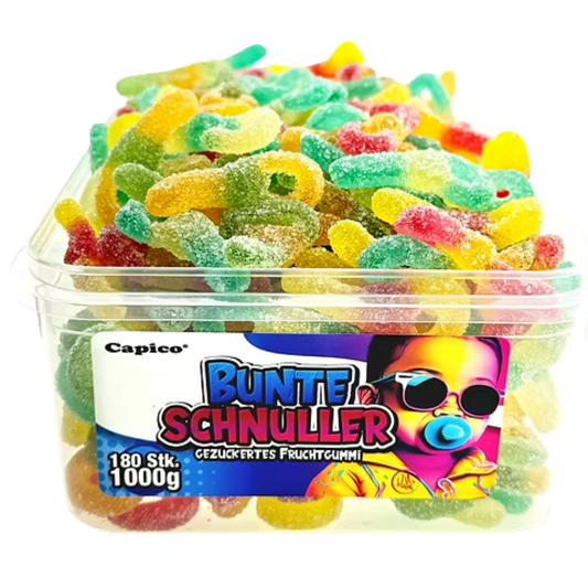 Capico bunte Schnuller sauer 100g 🍼💥 HALAL