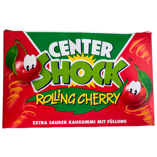 Center Shock Rolling Cherry extra Sauer mit Füllung 🍒💥 VEGAN