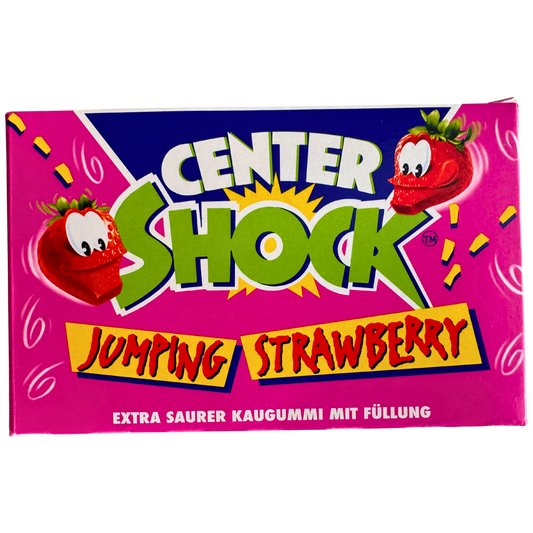 Center Shock Jumping Strawberry 🍓extra sauer 💥 mit Füllung VEGAN