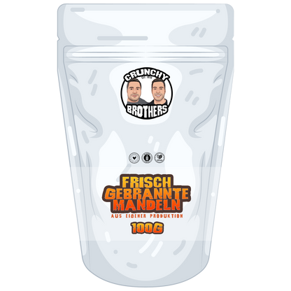 Frisch gebrannte Mandeln 100g
