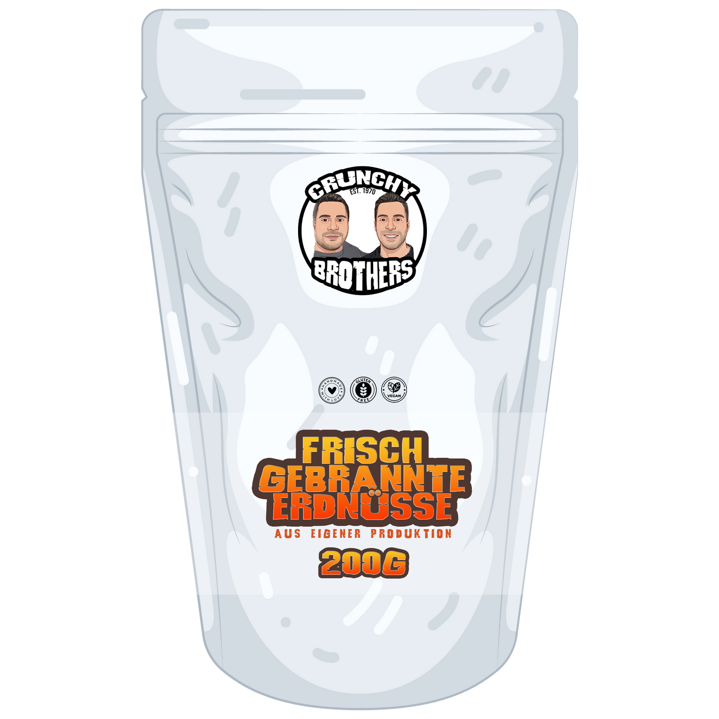 Frisch gebrannte Erdnüsse 200g