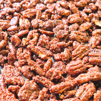 Frisch gebrannte Pekankerne 100g