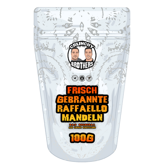 Frisch gebrannte Raffaello Mandeln 100g
