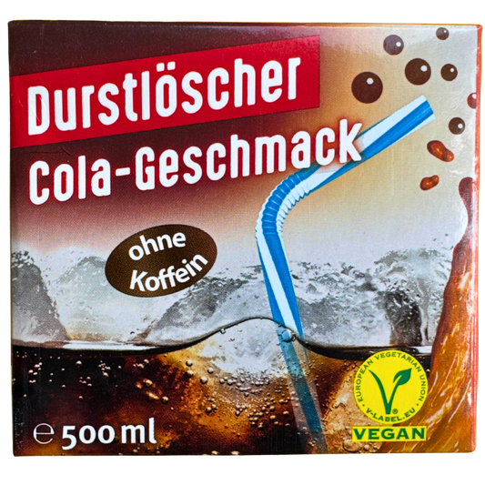Durstlöscher Cola-Geschmack ohne Koffein🥤🌱 VEGAN