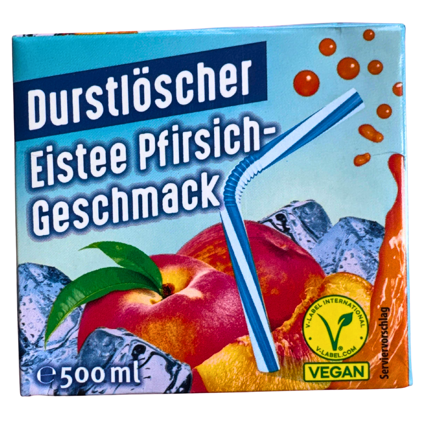 Durstlöscher Eistee Pfirsich 🍑 VEGAN