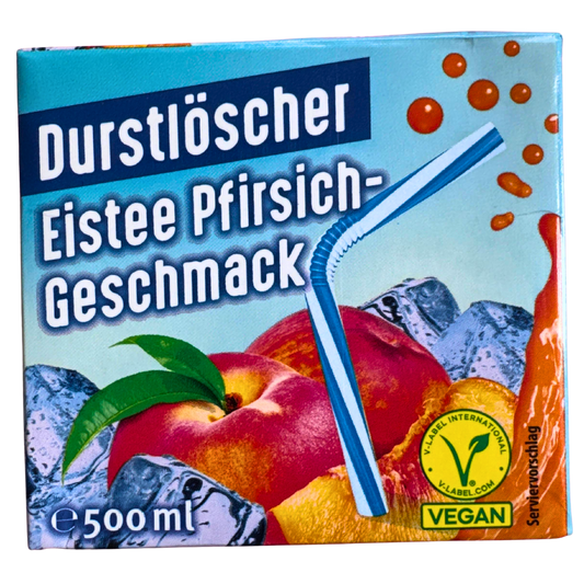 Durstlöscher Eistee Pfirsich 🍑 VEGAN
