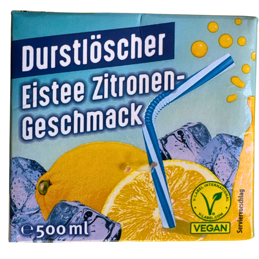 Durstlöscher Eistee Zitronen-Geschmack 🍋⭐ VEGAN