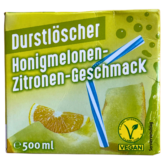 Durstlöscher Honigmelone-Zitronen-Geschmack 🍈🌱 VEGAN