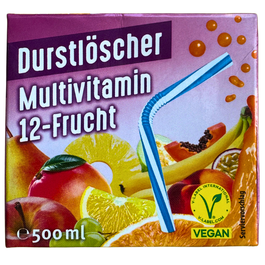 Durstlöscher Multivitamin 12-Frucht 🌱 VEGAN