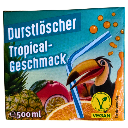 Durstlöscher Tropical-Geschmack 🌴 🌱  VEGAN
