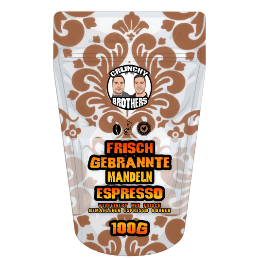 Frisch gebrannte Espresso Mandeln 100g