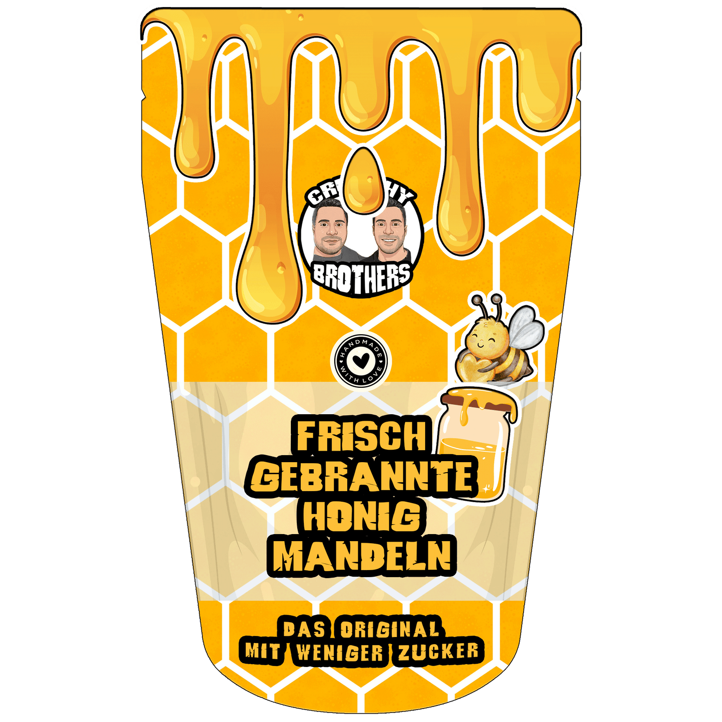 Frisch gebrannte Honig Mandeln 🍯 100g/200g