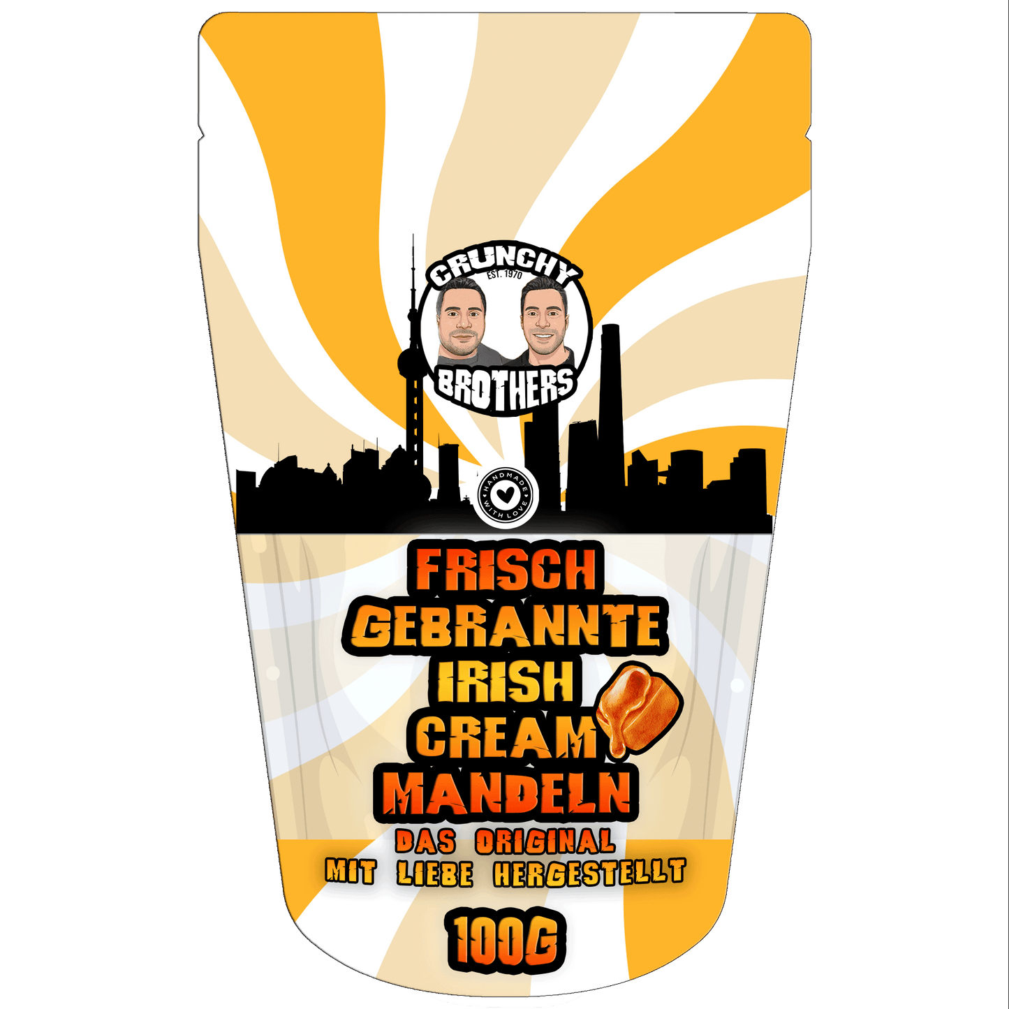 Gebrannte Irish Cream Mandeln 100g/200g