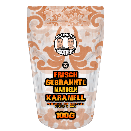 Frisch gebrannte Karamell Mandeln 100g