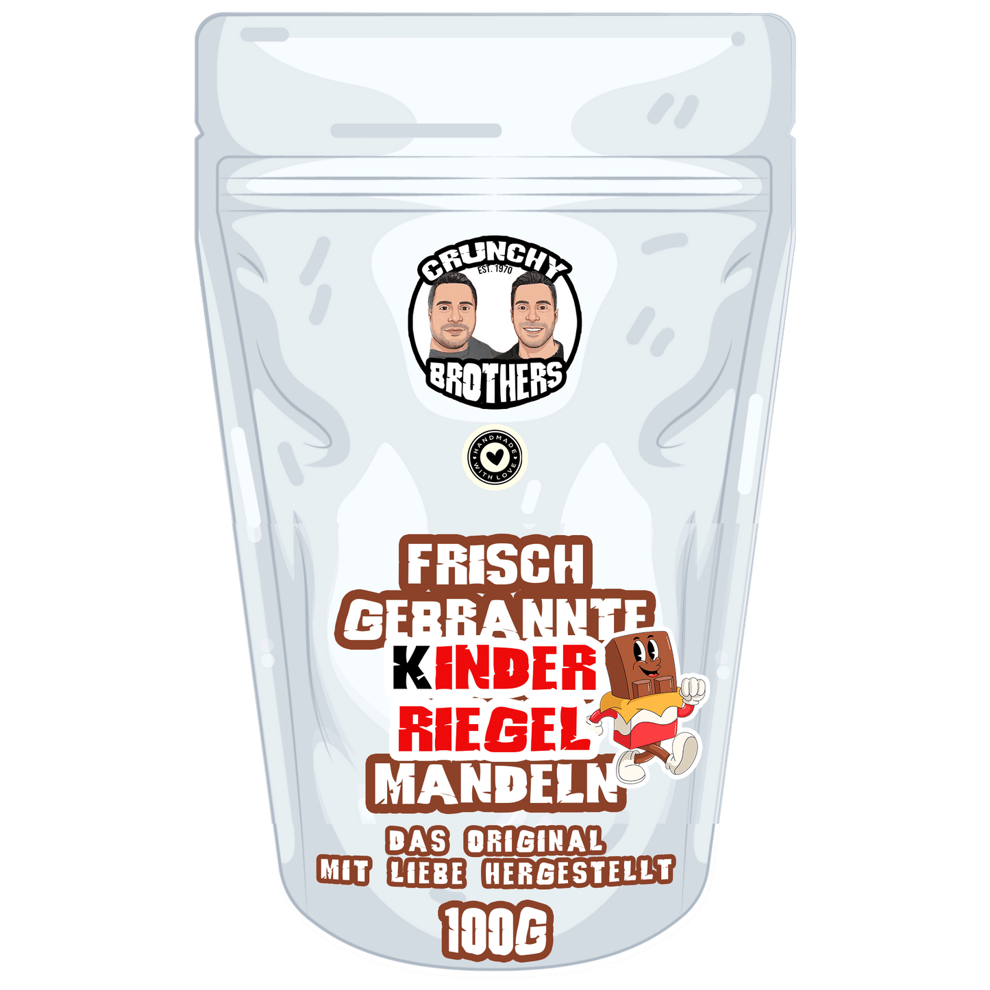 Gebrannte Mandeln mit Kinderriegelschokolade 100g│200g