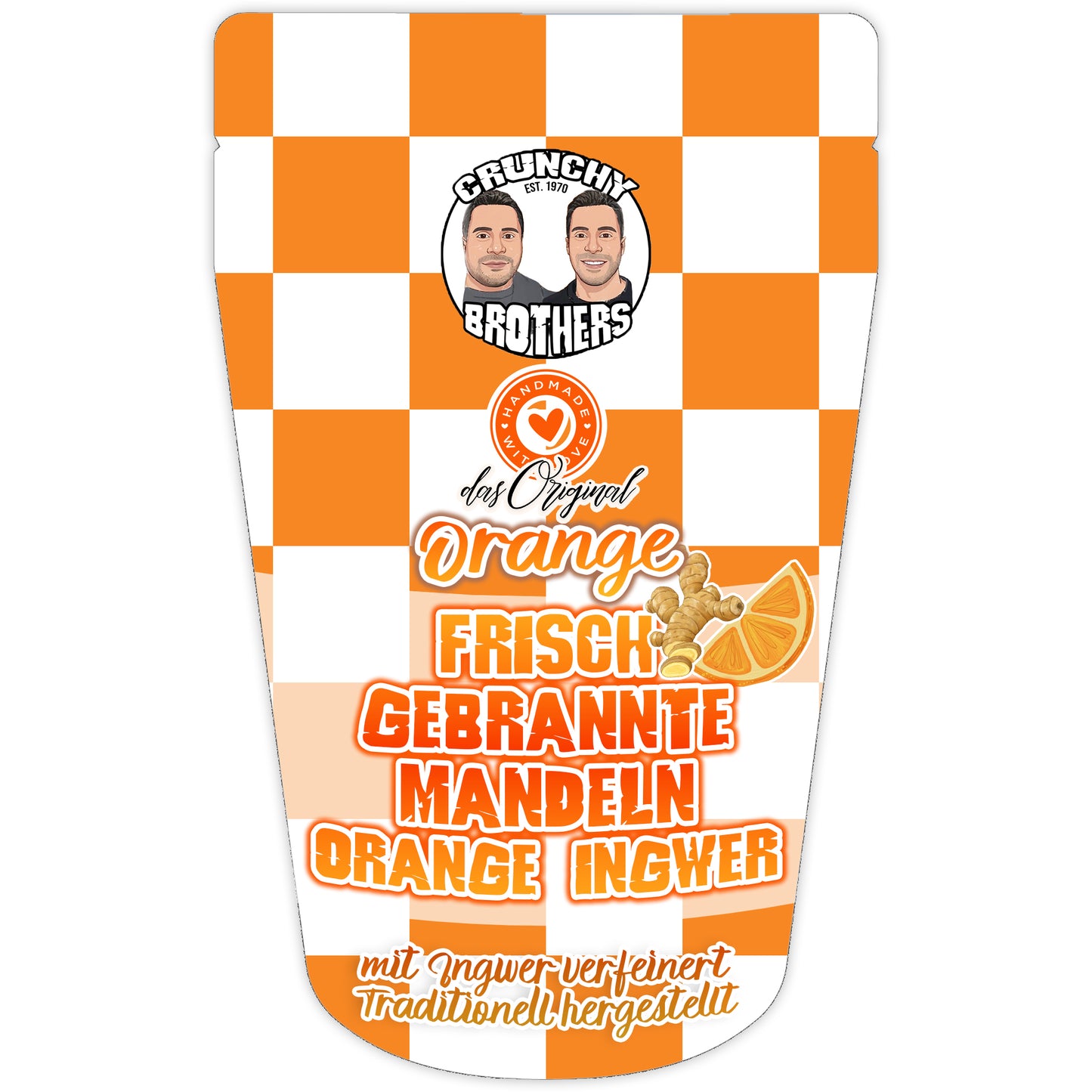 Gebrannte Mandeln Orange-Ingwer 100g│200g│500g