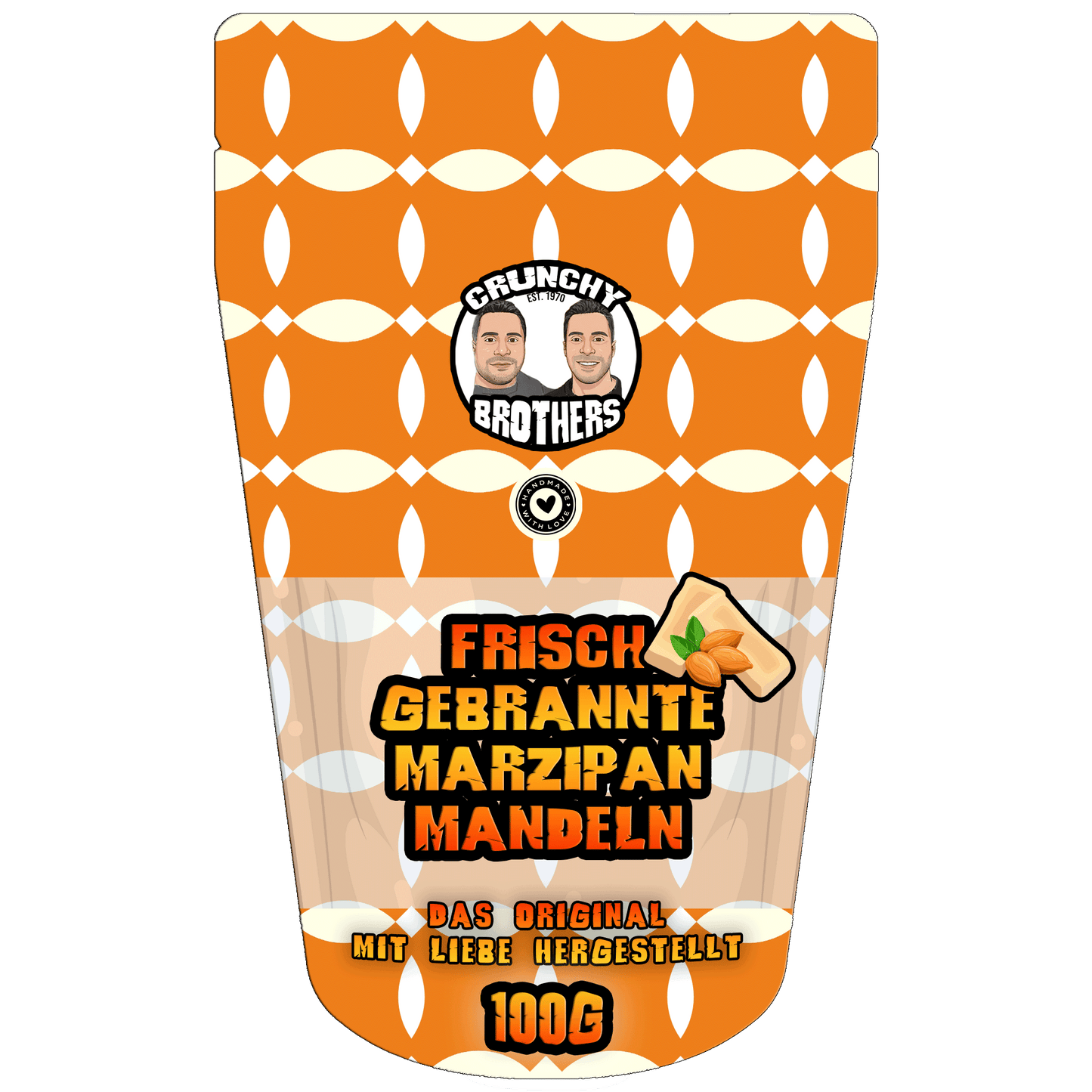 Frisch gebrannte Marzipan Mandeln 100g│200g│500g│1000g