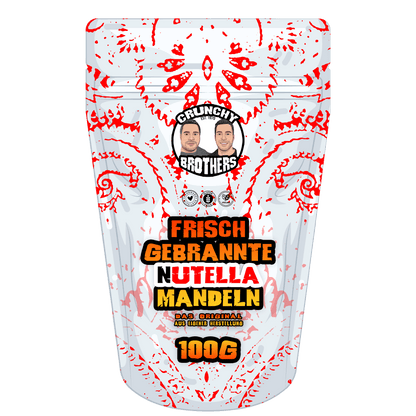 Frisch gebrannte Nutella Mandeln 100g