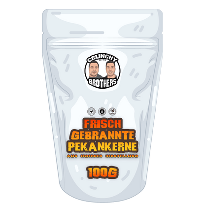 Frisch gebrannte Pekankerne 100g