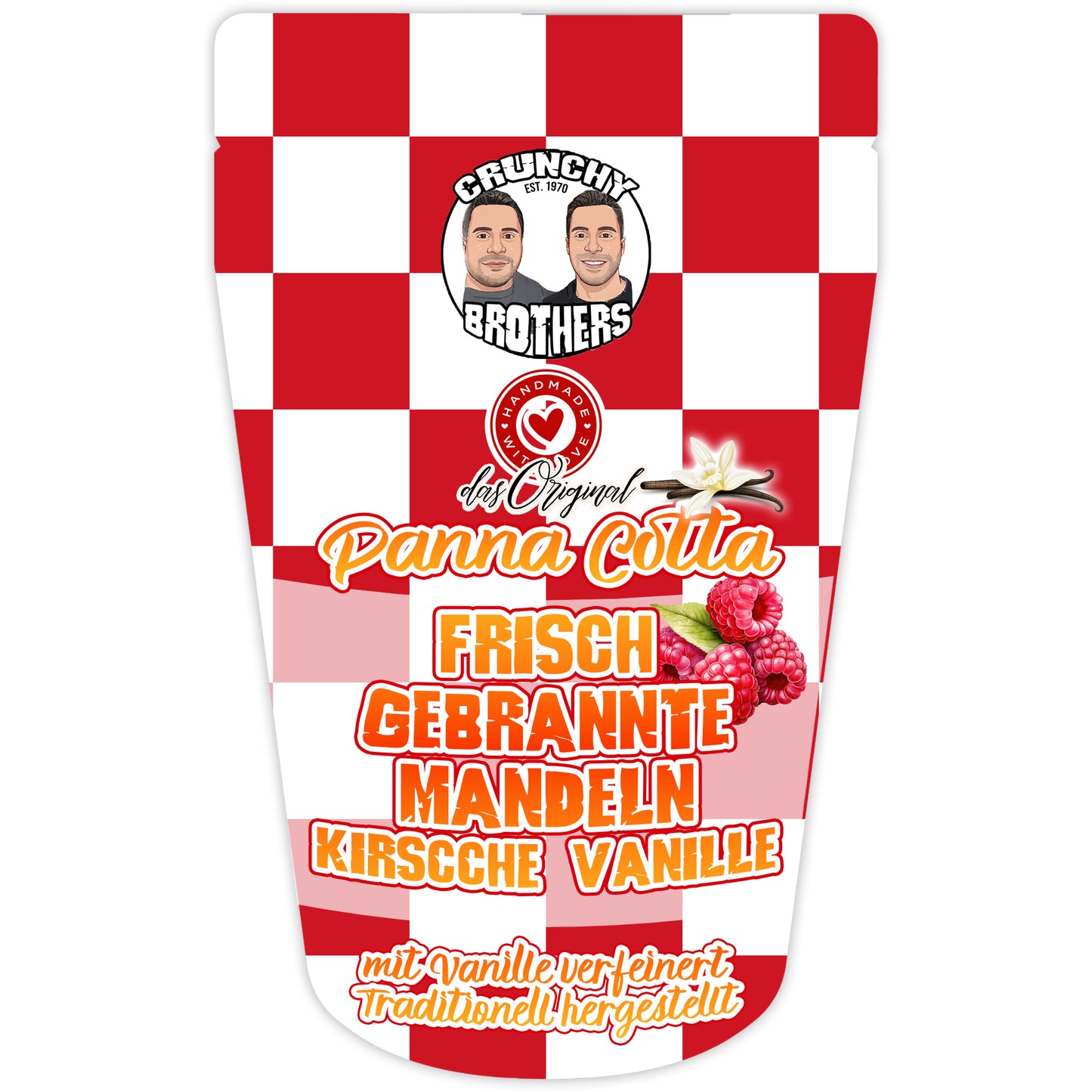 Frisch gebrannte Panna Cotta Mandeln 100g│200g│500g│1000g