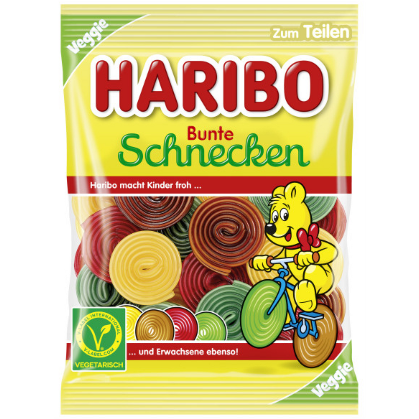 HARIBO Bunte Schnecken 🐌 VEGETARISCH