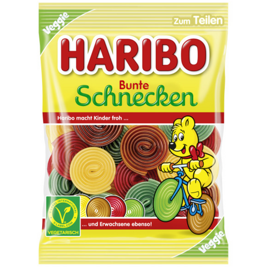 HARIBO Bunte Schnecken 🐌 VEGETARISCH